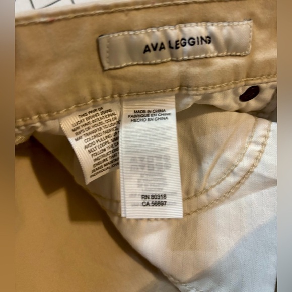 Lucky Brand Women’s Size 6/28 Tan Ava Legging Jeans - Picture 4 of 9